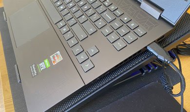 Side View of the MV Power Laptop Cooling Pad
