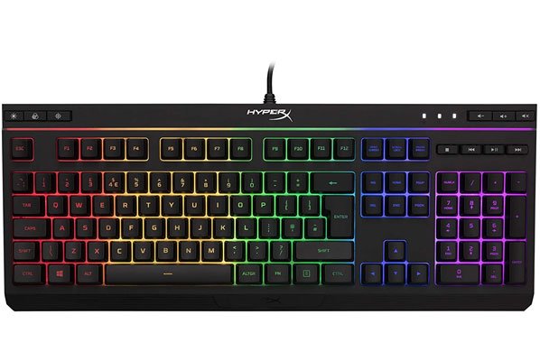 The Hyper X Light Gaming Keyboard 