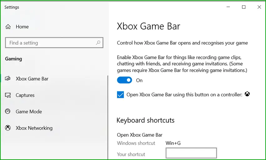 Microsoft Xbox Game Bar