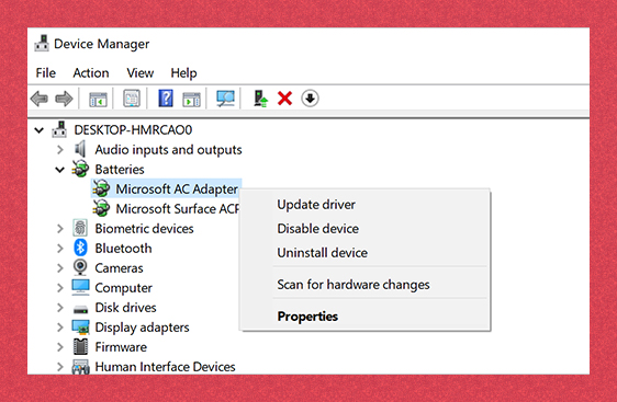 Windows Device manager