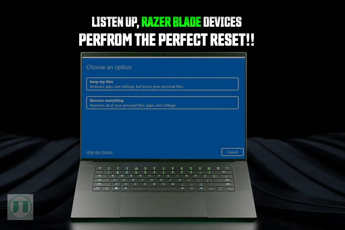 How to Factory Reset Razer Laptop